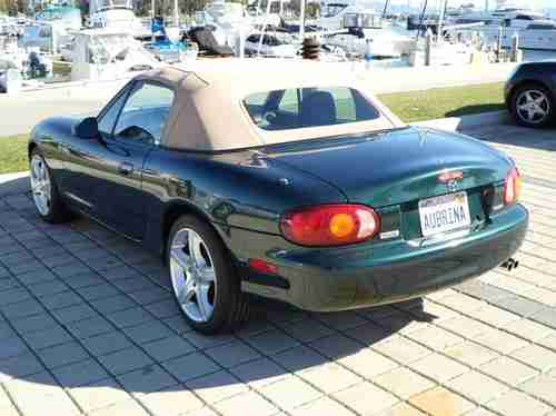1999 MAZDA MIATA Dark Green Black Interior 90K Miles MX5 Automatic, image 3
