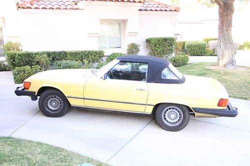 1981 mercedes 380 sl 55,000 original miles