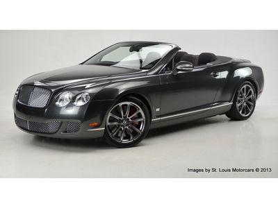 2011 bentley continental gtc speed 80-11 edition anthracite beluga full service!
