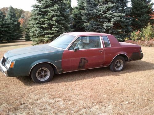 1984 buick regal limited coupe 2-door 3.8l project car