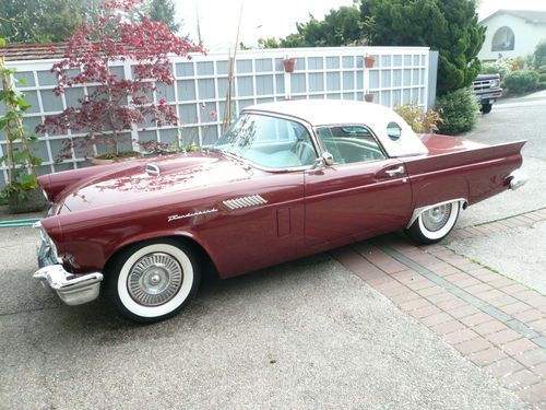 1957 ford thunderbird   a teriffic driver