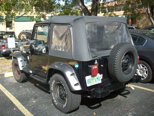 1993 jeep wrangler 4.0l 5 speed 4x4 yj