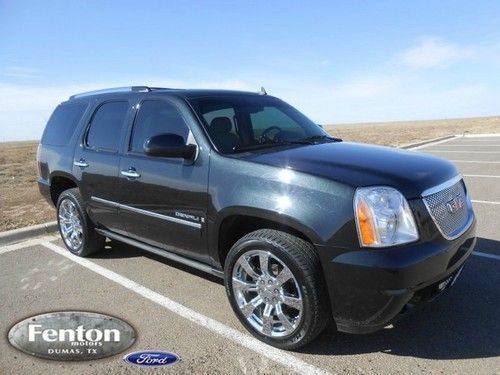 2009 gmc yukon denali navigation sun roof dvd chrome 22 inch wheels