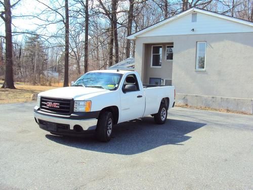 Gmc 08 sierra pickup 6cylinder white bedliner clean good miles nice low reserve