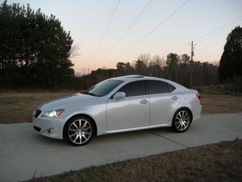 Lexus is350 glacier frost mica sport, luxury, premium package