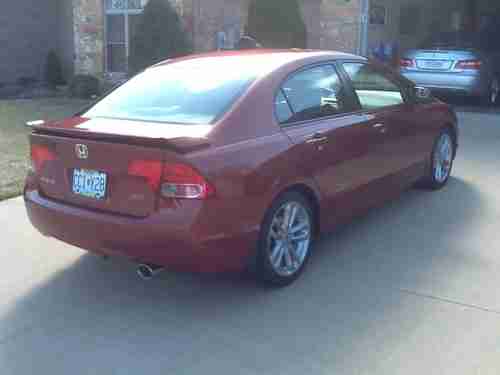 2007 Honda Civic Si 4 Door Sedan Habanero Red No Reserve, US $15,900.00, image 4