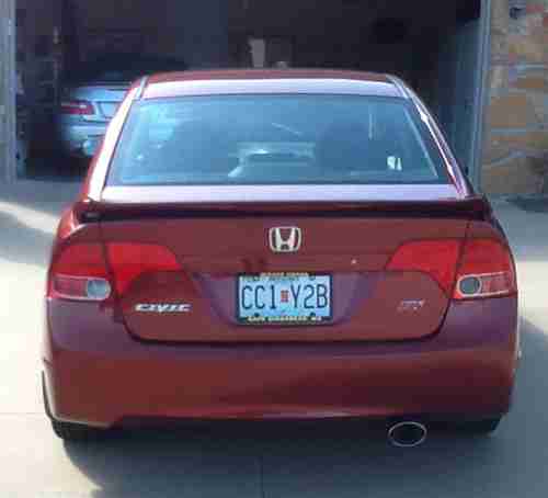 2007 Honda Civic Si 4 Door Sedan Habanero Red No Reserve, US $15,900.00, image 5