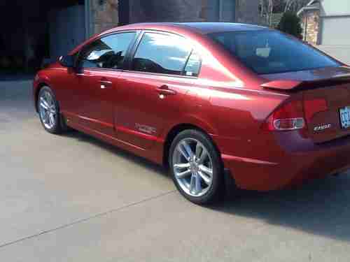 2007 Honda Civic Si 4 Door Sedan Habanero Red No Reserve, US $15,900.00, image 6