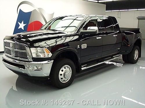 2012 ram 3500 4x4 laramie longhorn sunroof diesel 9k mi texas direct auto