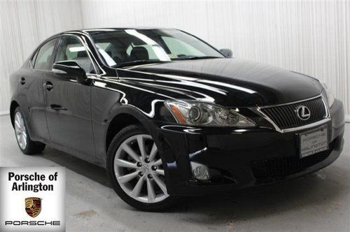 2010 lexus is 250 leather heated and ventilated black low miles automatic