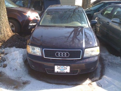 2002 audi a6 base sedan 4-door 3.0l   for parts or repair