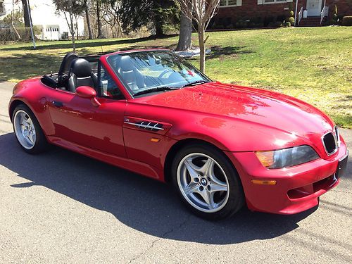 1998 bmw z3 convertible m roadster 5 speed imola red