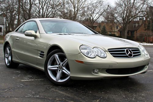 2003 mercedes sl500 designo edition hard top convertible michelin tires