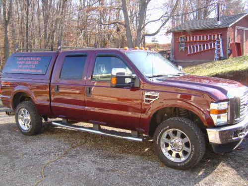 2008 ford f-350 super duty lariat crew cab pickup 4-door 6.4l