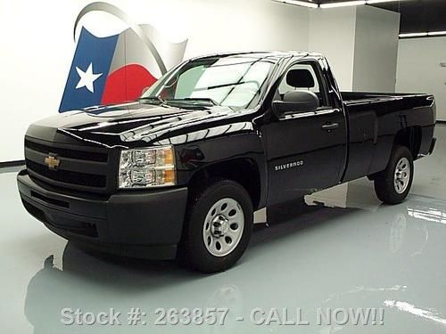 2012 chevy silverado regular cab 4.3l v6 long bed 6k mi texas direct auto