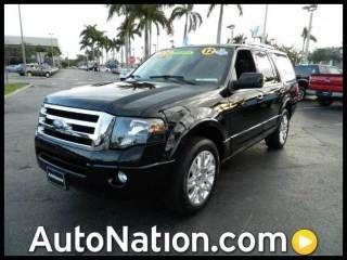 2012 ford expedition 2wd 4dr limited  5.4l moonroof navigation one owner ! ! !