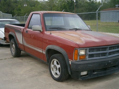 1989 dodge dakota shelby truck rare only 1500 made needs restore texas clean
