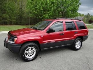 Jeep : 2004 grand cherokee laredo v8 4x4 leather sunroof h/seats 2-owner sharp