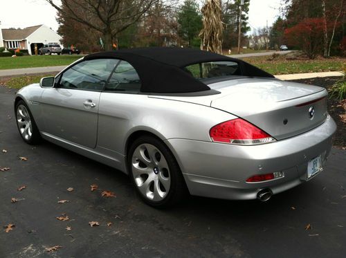 2006 bmw 650i convertible 2-door 4.8l