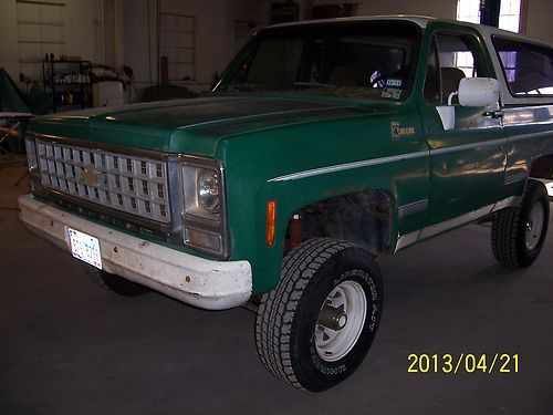 1980 chevy k-5 blazer 4x4 with lock outs