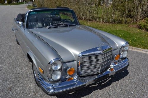 1971 mercedes 280se 3.5 cabriolet in excellent condition.