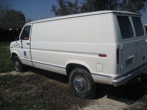 1990 ford econoline 350 cargo van automatic v8 engine