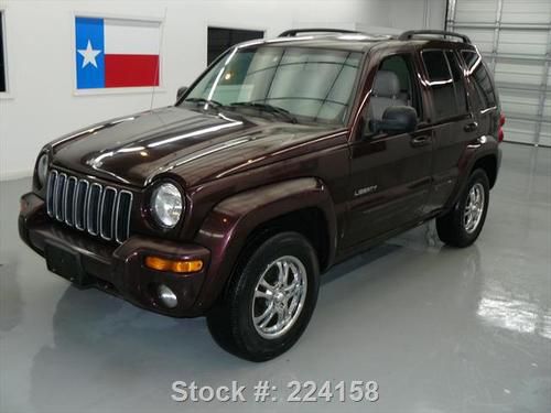 2004 jeep liberty ltd automatic leather sunroof 58k mi texas direct auto