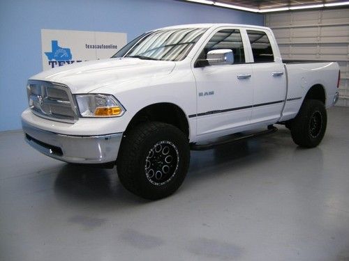 We finance!!!  2010 dodge ram 1500 slt 4x4 flex-fuel auto lift ridge runner conv