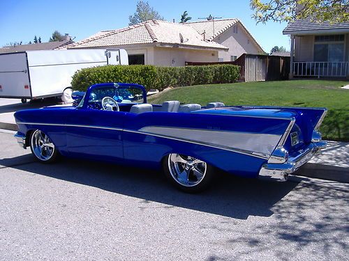 57 chev belair conv roadster style