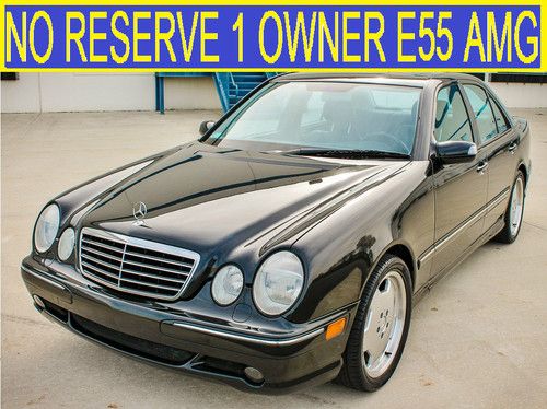 No reserve 89k miles 1 owner female owned 100% stock amg w210 99 01 02 e63 e320