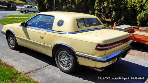 Chrysler tc by maserati sport touring coup convertible opera windows