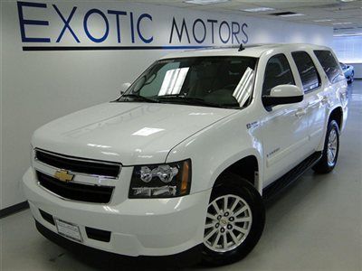 2008 tahoe hybrid 4-wd!! nav rear-cam dvd/ent-pkg 3rd-row pdc tow-pkg 1-owner!!