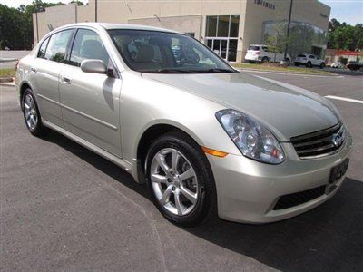 2006 infiniti g35 sedan - awd, premium package, leather, bose stereo, sunroof