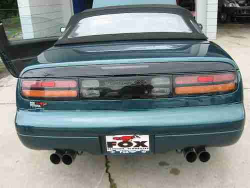 96 300ZX CONVERTIBLE! 83K Miles! NO RESERVE!!! Cobalt Green Pearl! Non Turbo, image 8