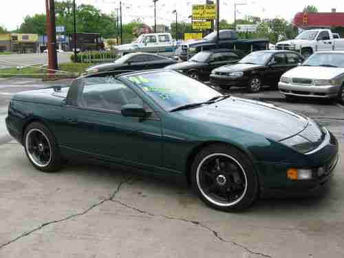 96 300ZX CONVERTIBLE! 83K Miles! NO RESERVE!!! Cobalt Green Pearl! Non Turbo, image 9