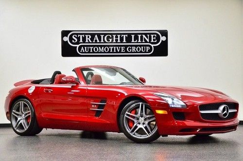 2012 mercedes benz sls roadster red low miles