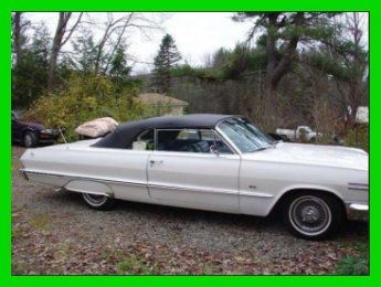 1963 chevrolet impala convertible completely original