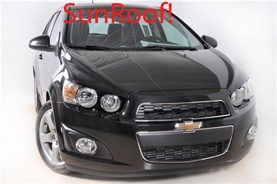 Chevrolet sonic ltz new 4 dr hatchback automatic gasoline 1.4l dohc 16v blk gran