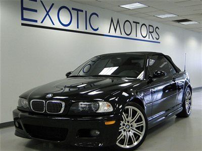 2005 bmw m3 convertible! 6-speed nav pdc blk-top xenons hk-sound 333hp 19"whls!!