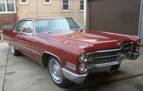 1966 cadillac coupe deville 2 door hardtop nice