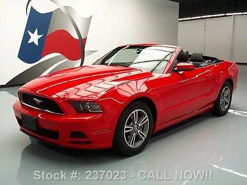 2013 ford mustang v6 premium convertible leather 17k mi texas direct auto
