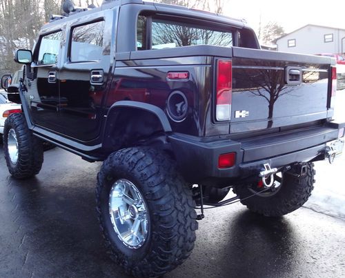 2006 H2 SUT LUX edition. Black on Black. 4x4, off road, lifted, 41
