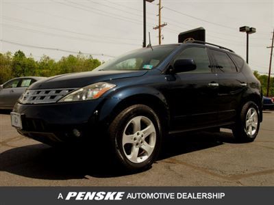 Nissan murano 4 dr suv cvt gasoline 3.5l v6 sfi dohc 24v midnight blue pearl cle