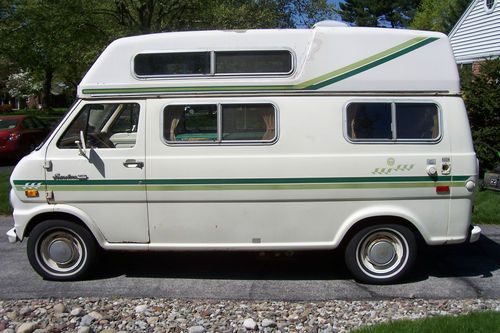 1974 ford van camper travco conversion, 1 owner, original paint