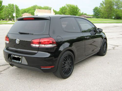 2011 volkswagen golf / manual /19" black demoda wheels 100,000 mile vw warranty