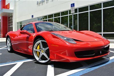 2012 458 italia - 267 miles - scuderia camera jbl carbon leds navigation lifter