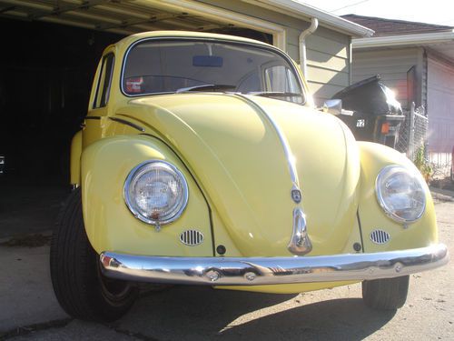 Vw yellow 1968, no rust, clean il title