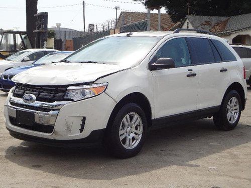 2013 ford edge salvage repairable rebuilder fixer only 9k miles runs!!!