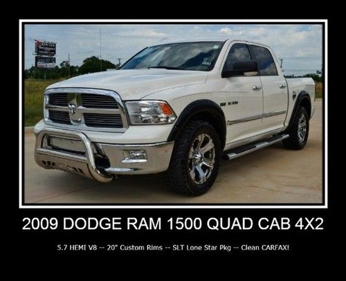 Hemi v8 4x2 -- custom rims -- chrome guard -- low miles -- clean carfax!