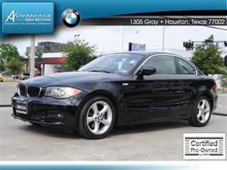 2011 bmw certified pre-owned 1 series 2dr cpe 128i